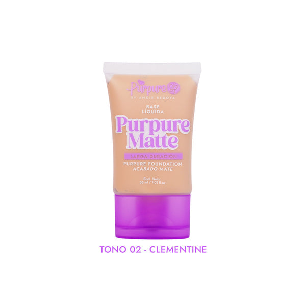 Base Líquida Matte Purpure