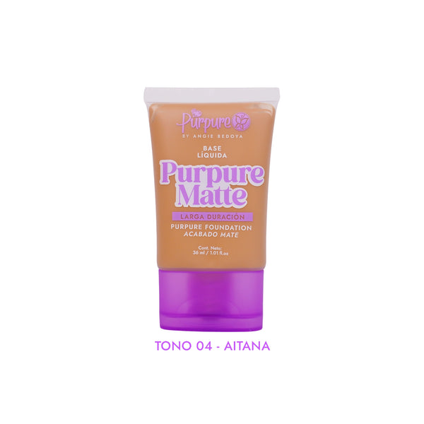 Base Líquida Matte Purpure