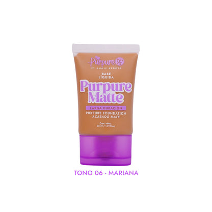 Base Líquida Matte Purpure
