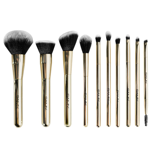 Kit X10 Brochas Velvet Glam Samy