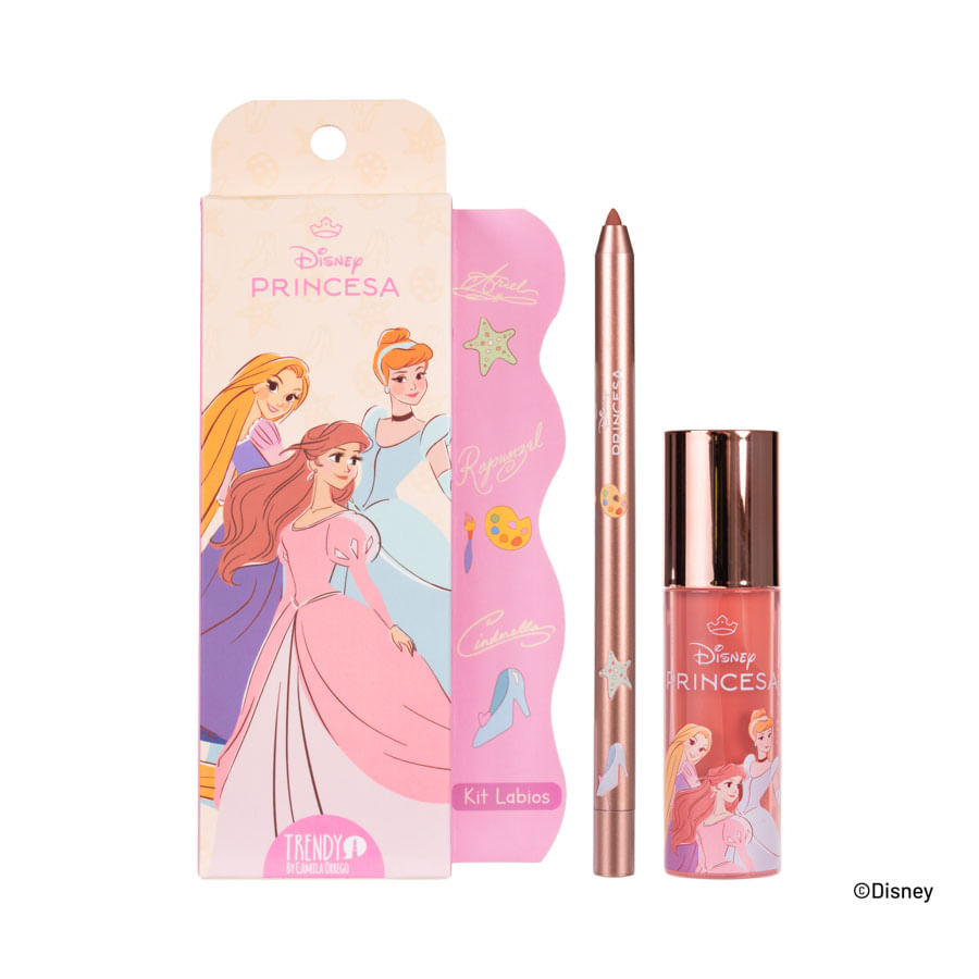 Kit de Labios Gloss Princesas Trendy